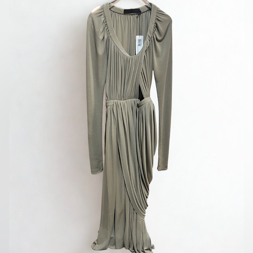 Proenza Schouler Matte Jersey Long Sleeve Gown w/Cutout NWT